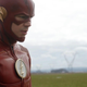 Grant Gustin as the Flash.